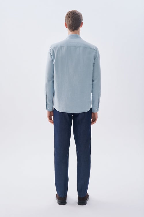 REGULAR FIT UZUN KOLLU GÖMLEK