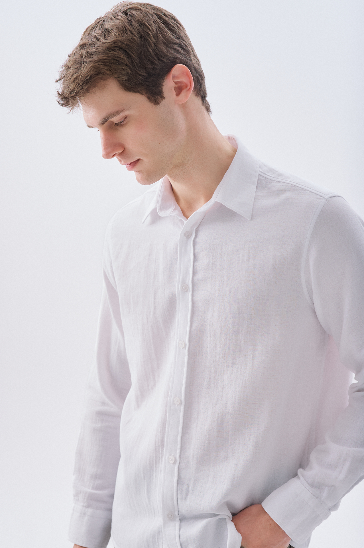 REGULAR FIT UZUN KOLLU GÖMLEK