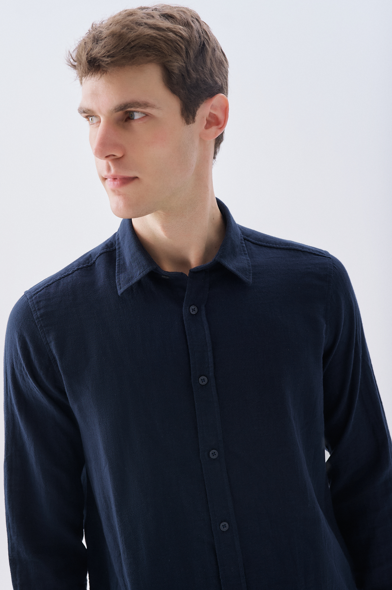 REGULAR FIT UZUN KOLLU GÖMLEK