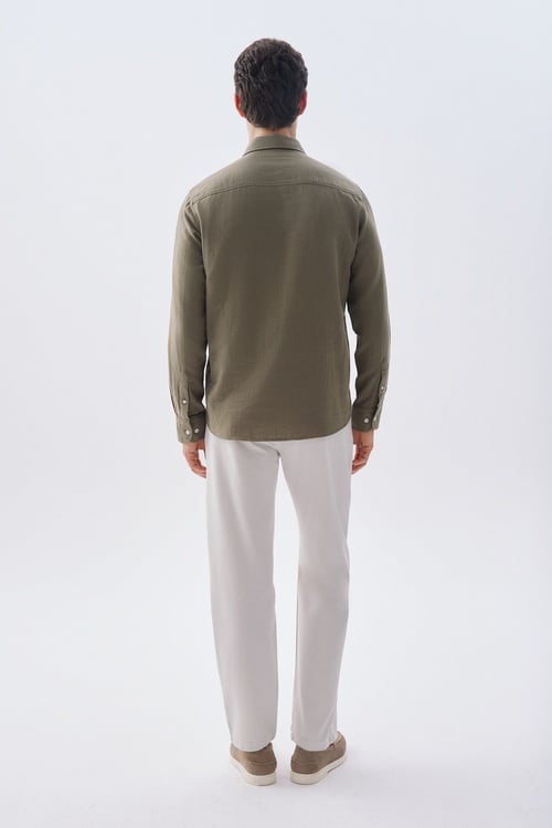 REGULAR FIT UZUN KOLLU GÖMLEK