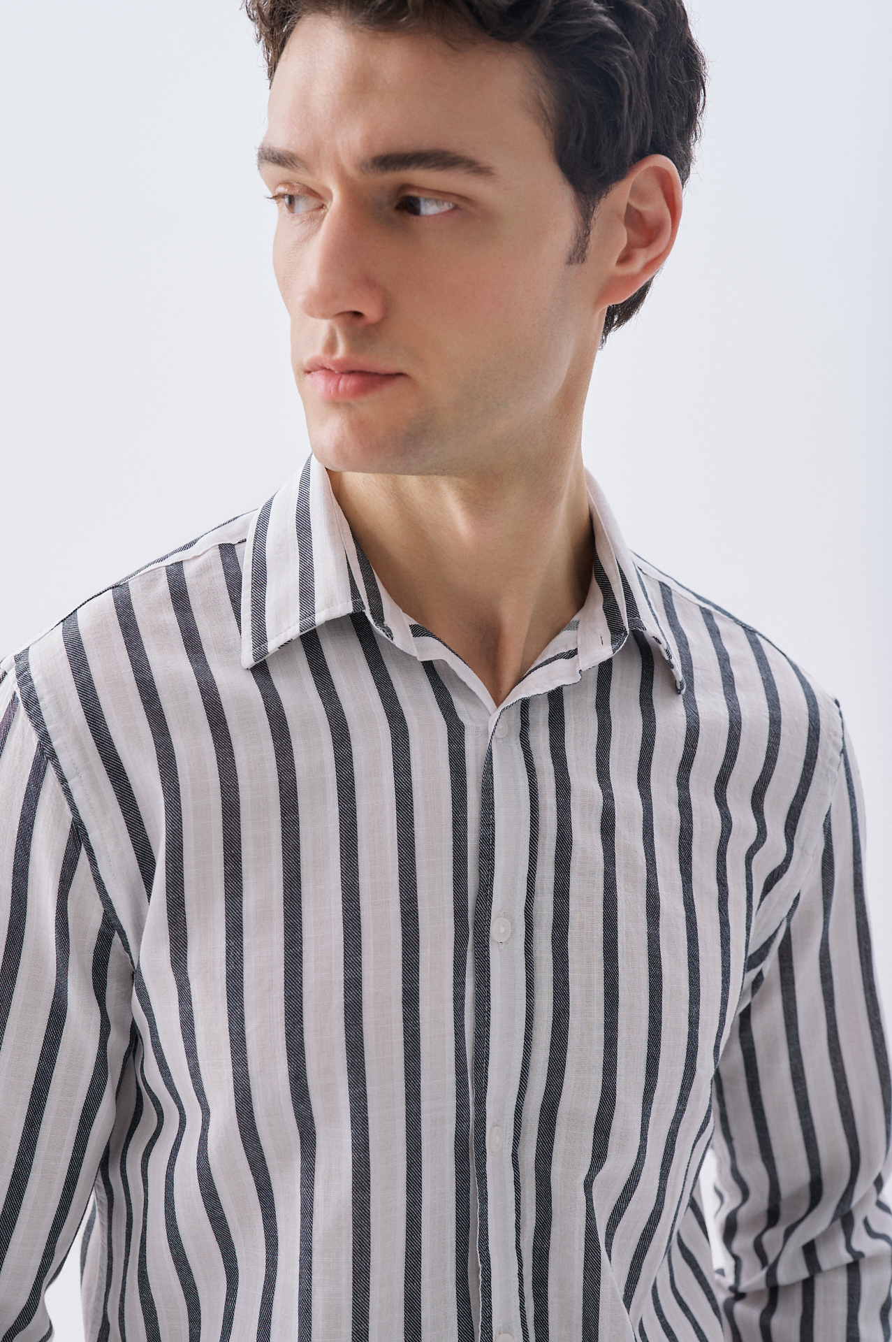 ÇİZGİLİ REGULAR FIT UZUN KOLLU GÖMLEK