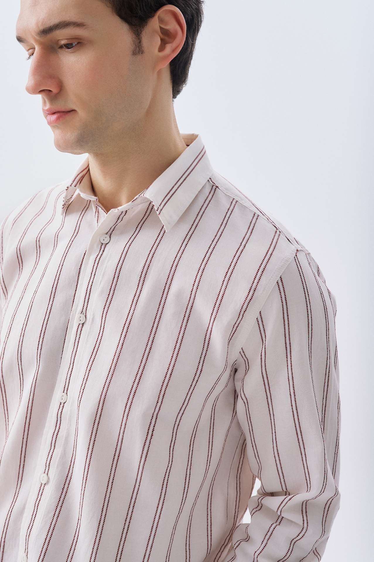 ÇİZGİLİ REGULAR FIT UZUN KOLLU GÖMLEK