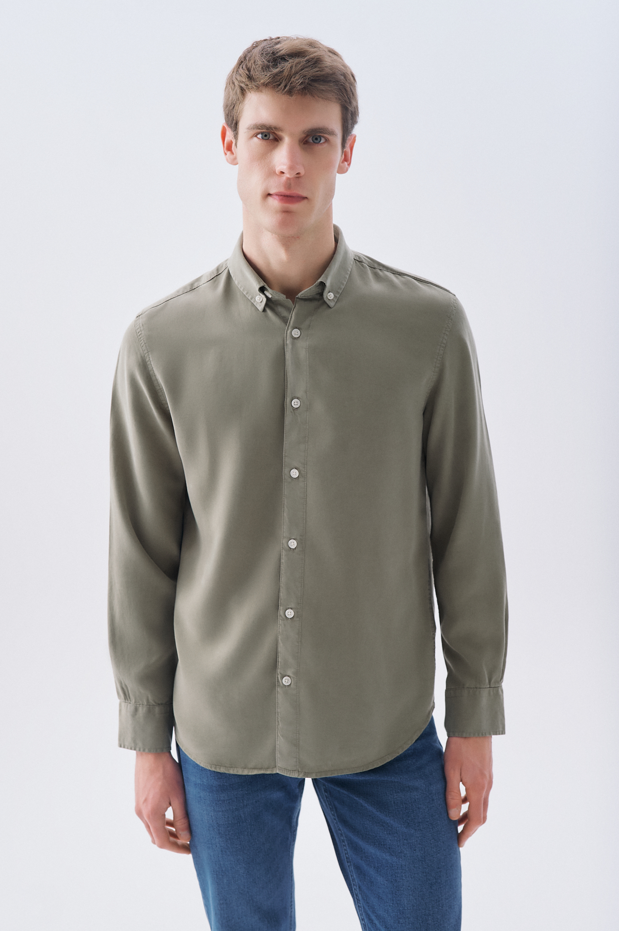 REGULAR FIT UZUN KOLLU GÖMLEK