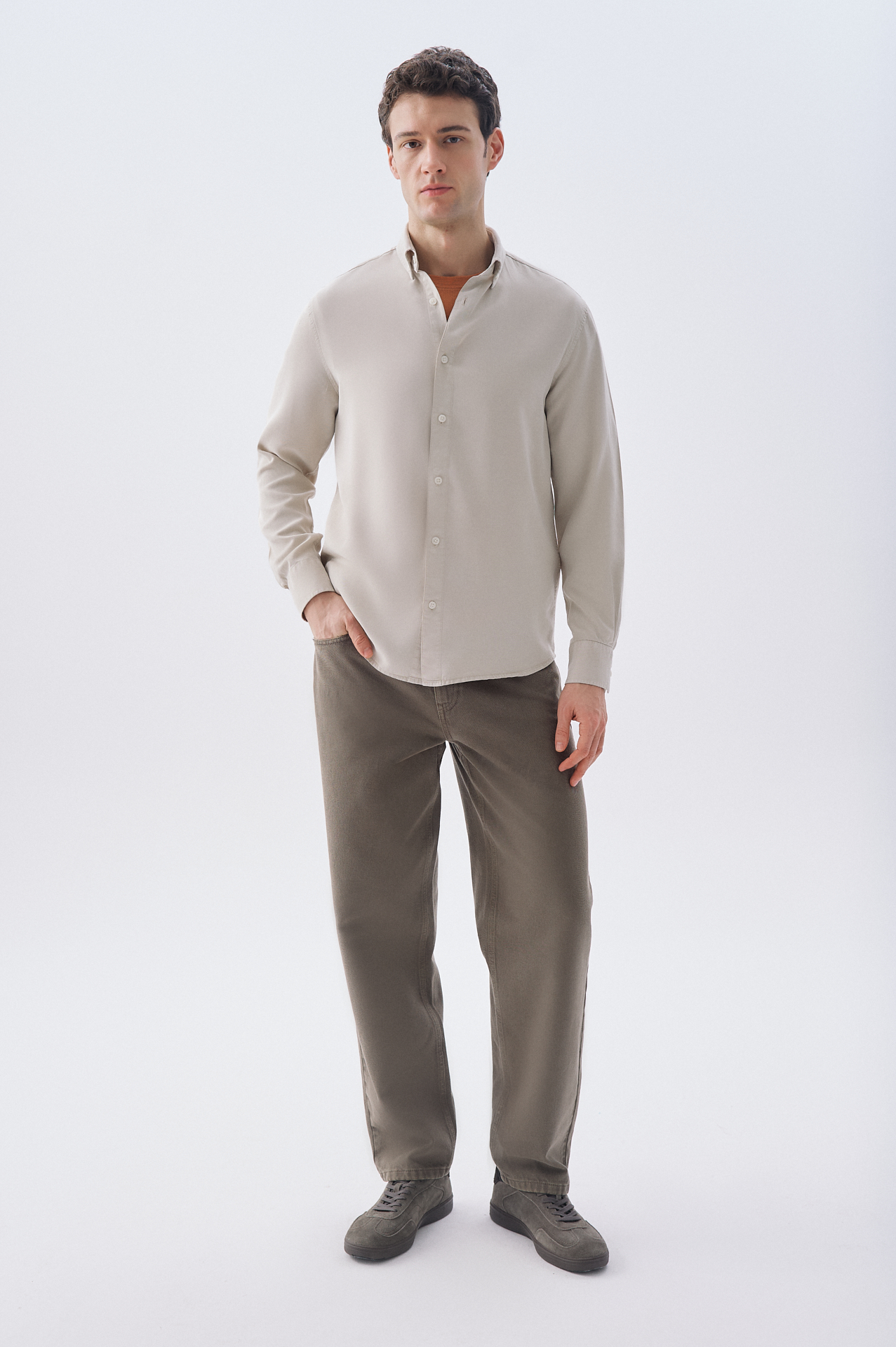 REGULAR FIT UZUN KOLLU GÖMLEK