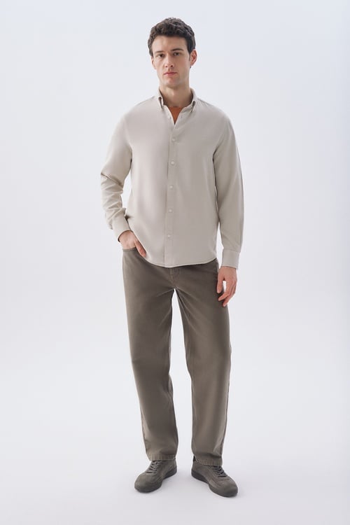  REGULAR FIT UZUN KOLLU GÖMLEK