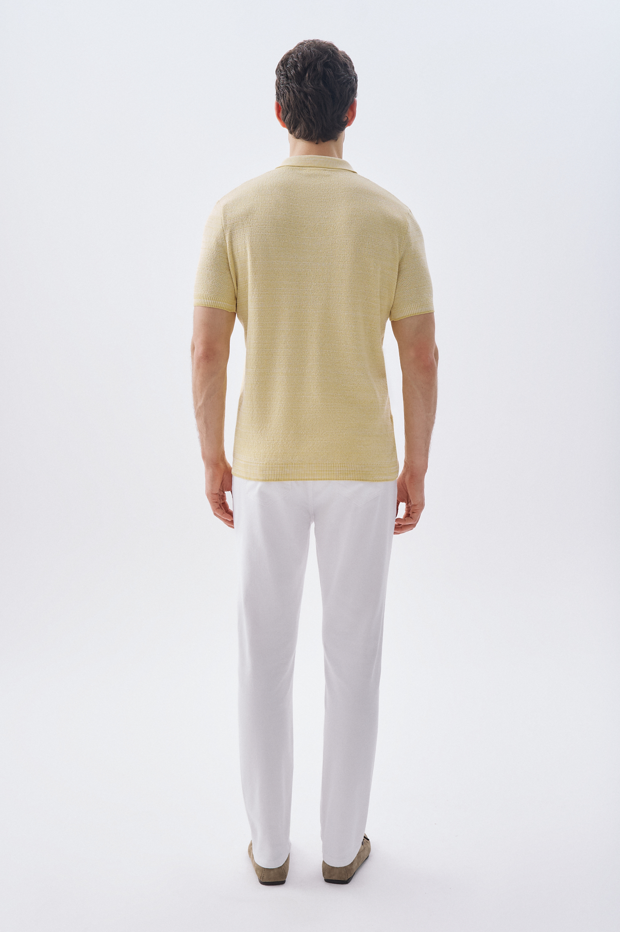 DÜĞMELİ POLO YAKA KISA KOLLU TRİKO KAZAK