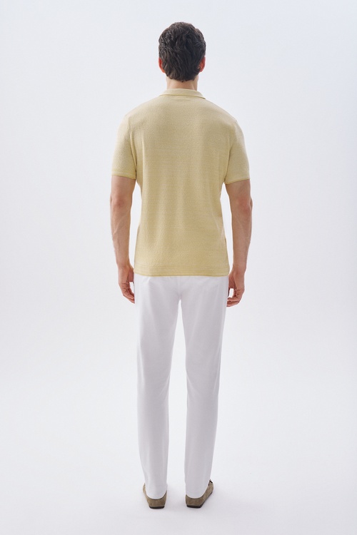 DÜĞMELİ POLO YAKA KISA KOLLU TRİKO KAZAK