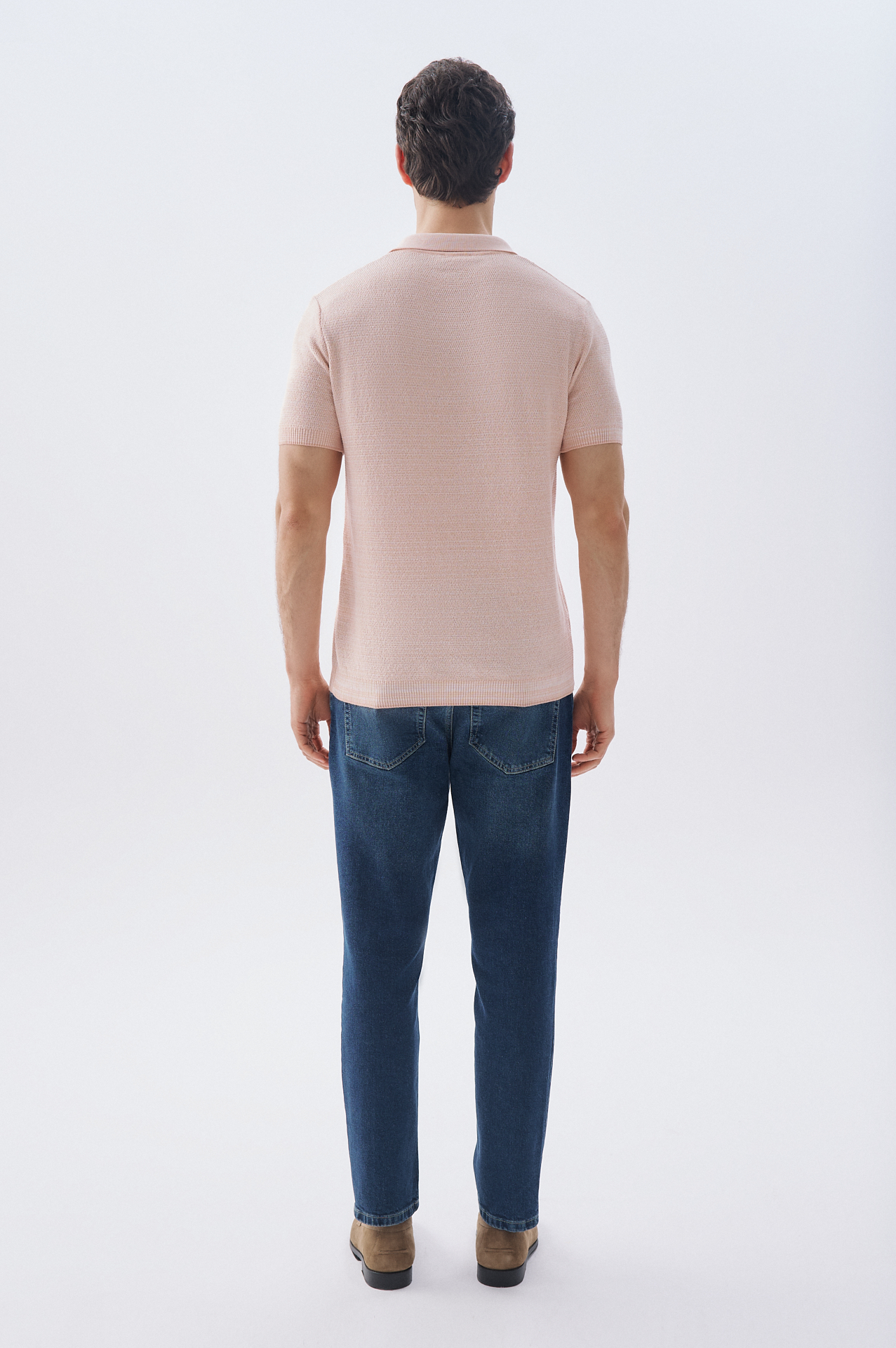 DÜĞMELİ POLO YAKA KISA KOLLU TRİKO KAZAK