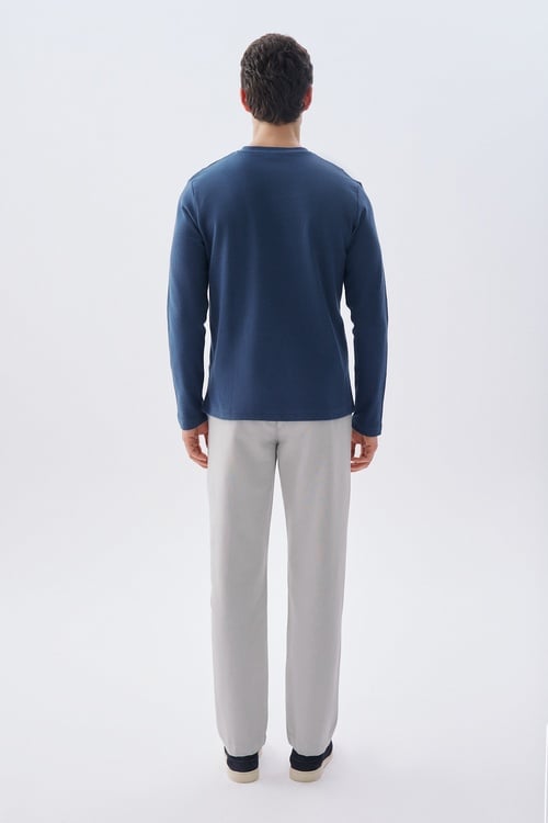 STRAIGHT FIT BELİ BAĞLAMALI PANTOLON