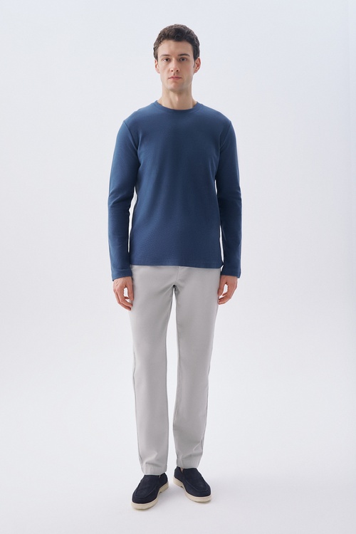 STRAIGHT FIT BELİ BAĞLAMALI PANTOLON