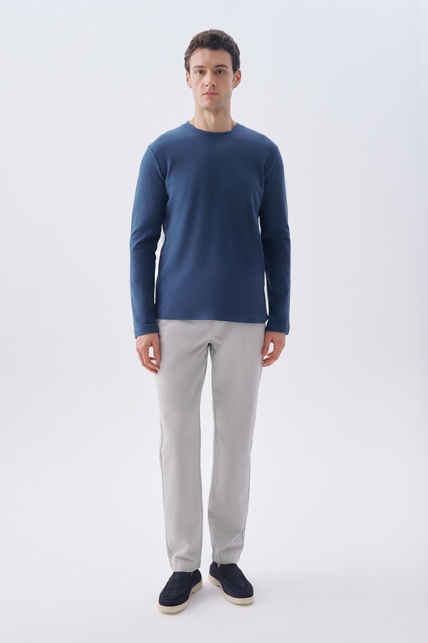 STRAIGHT FIT BELİ BAĞLAMALI PANTOLON