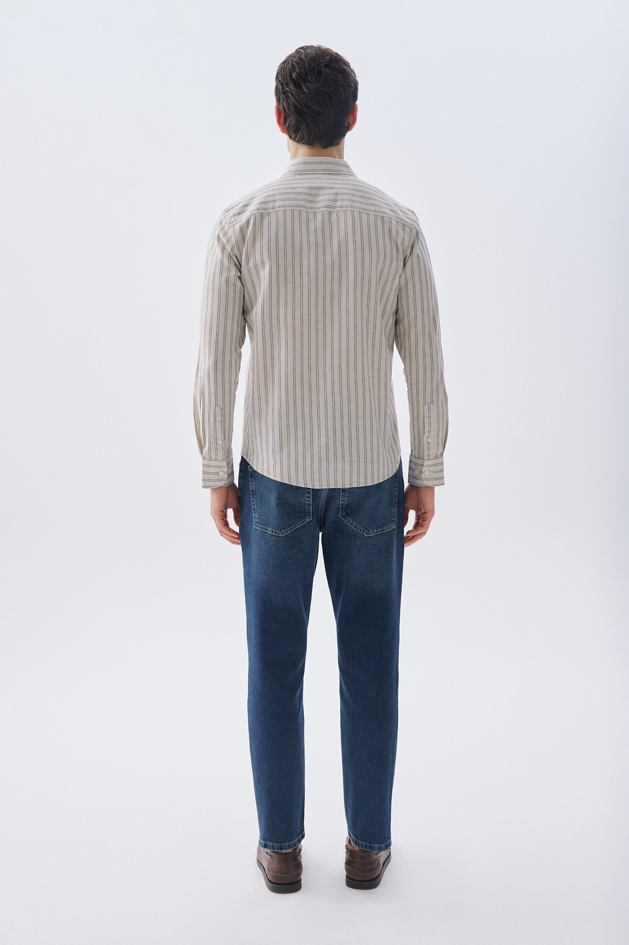 ÇİZGİLİ REGULAR FIT UZUN KOLLU GÖMLEK