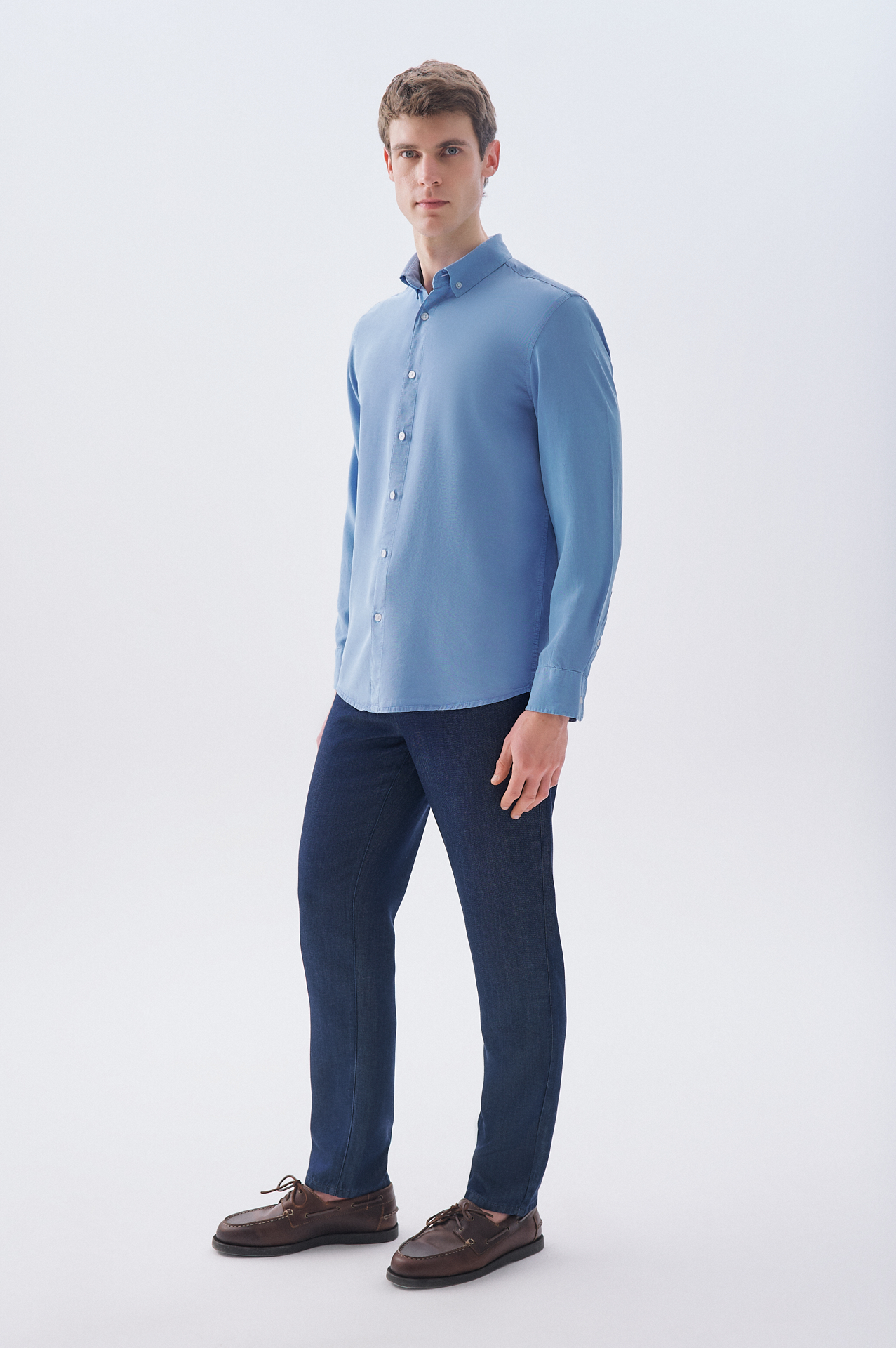 REGULAR FIT UZUN KOLLU GÖMLEK