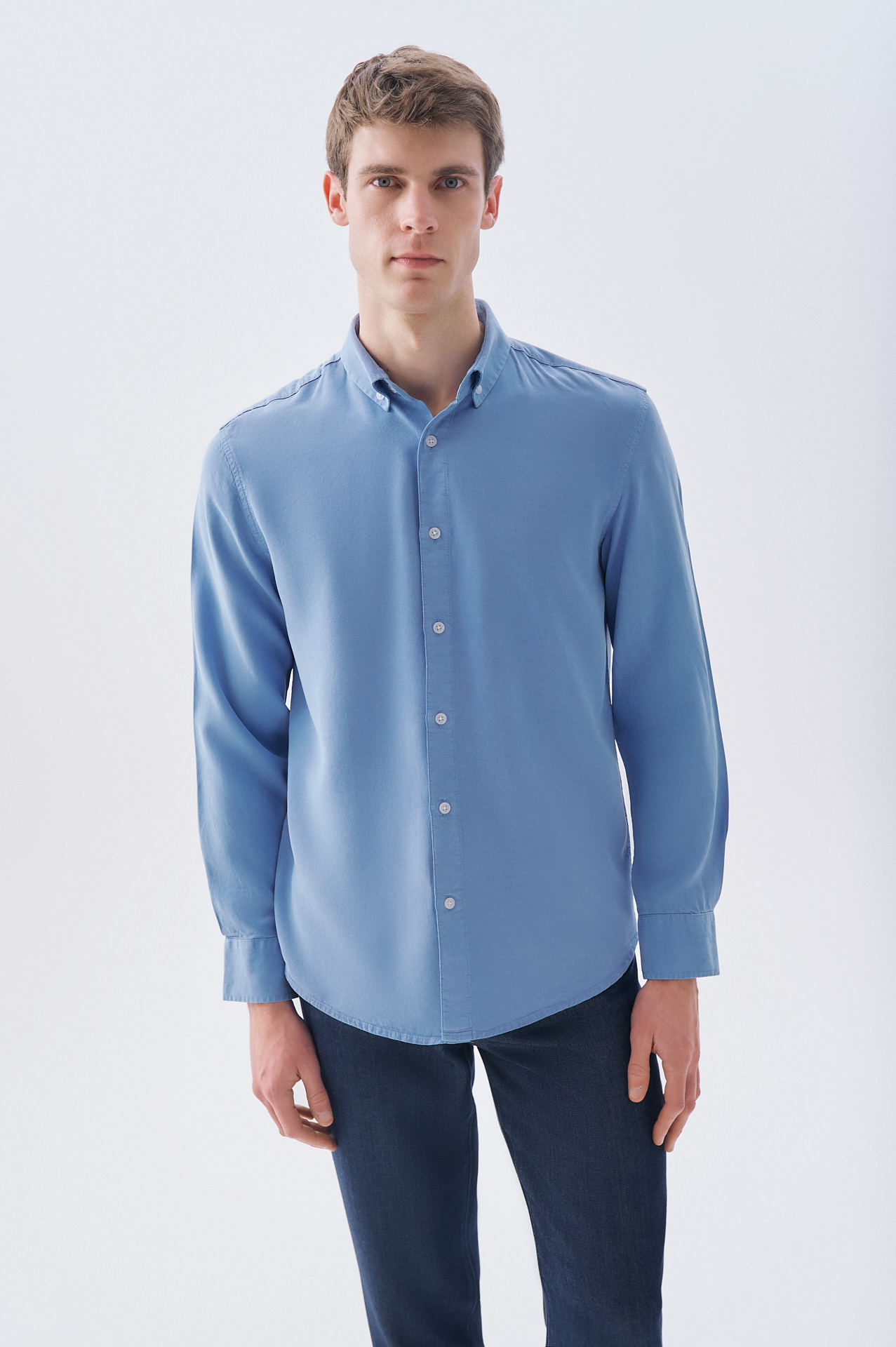 REGULAR FIT UZUN KOLLU GÖMLEK