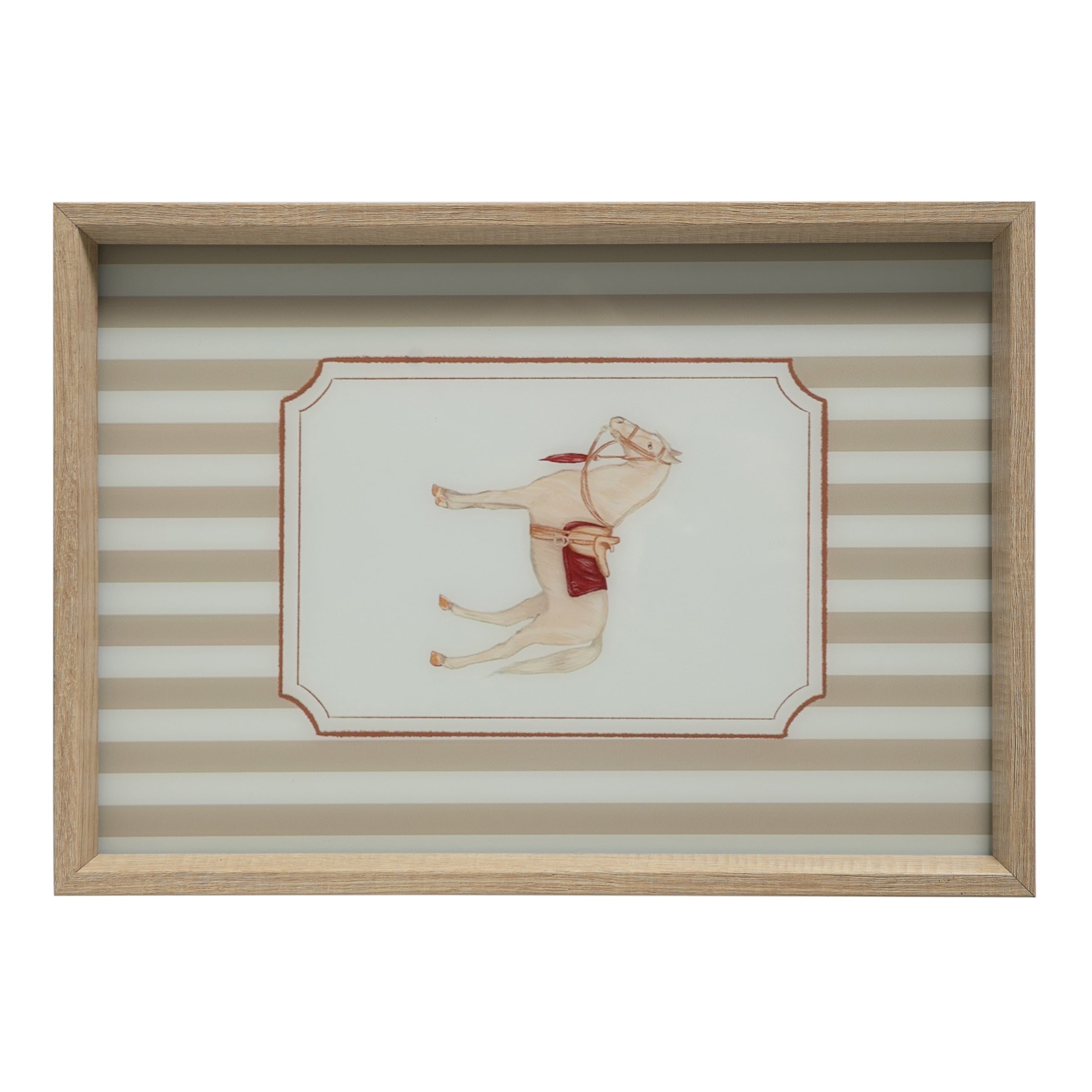 HORSE DEKORATİF TEPSİ 31X42 CM