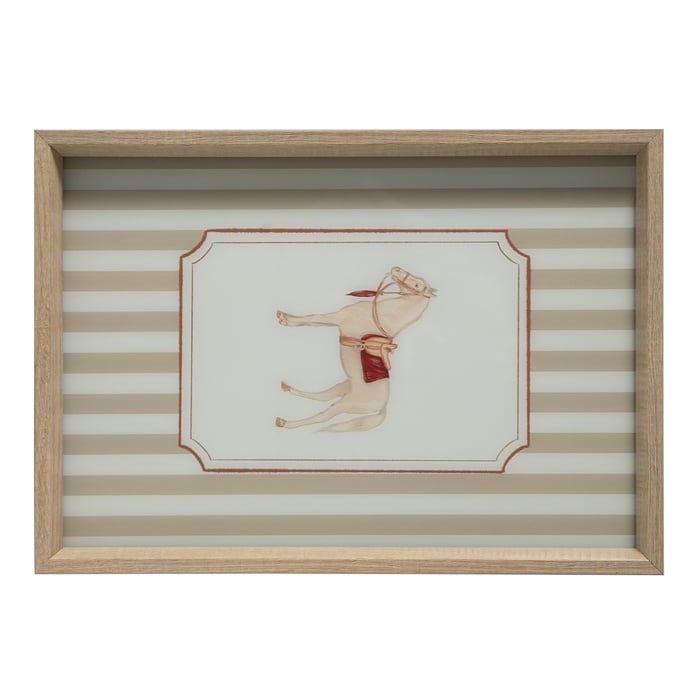 HORSE DEKORATİF TEPSİ 31X42 CM