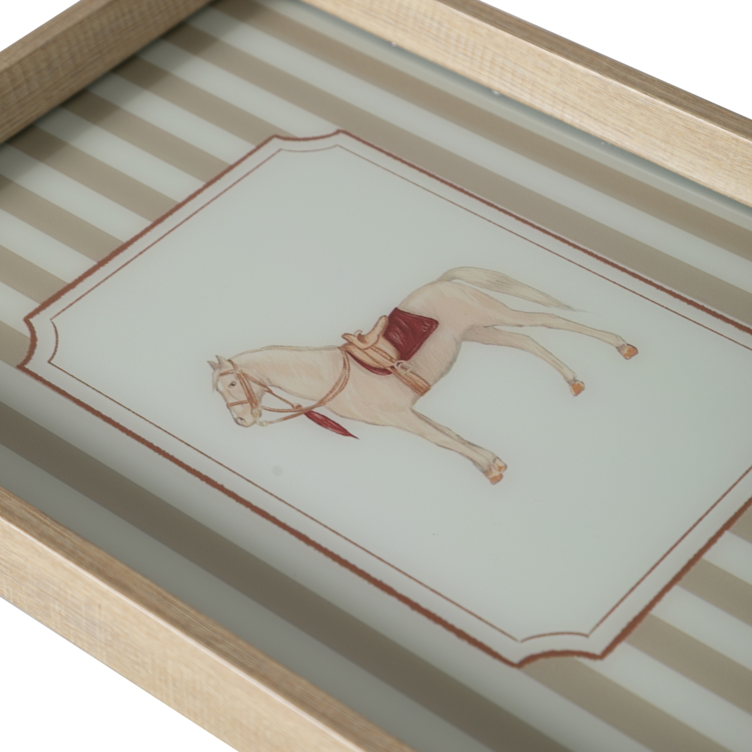 HORSE DEKORATİF TEPSİ 31X42 CM