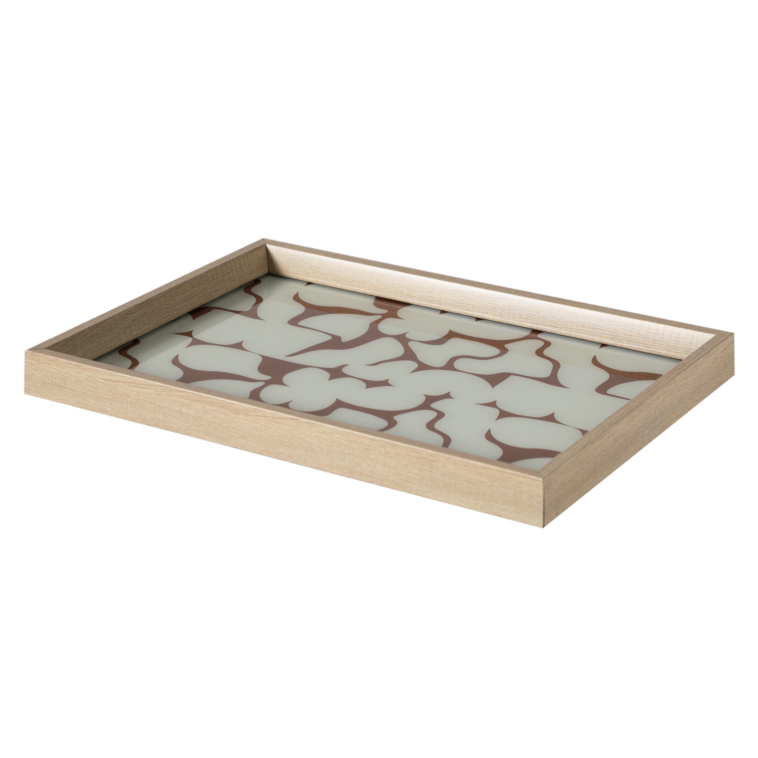 SOFT BROWN DEKORATİF TEPSİ 31X42 CM