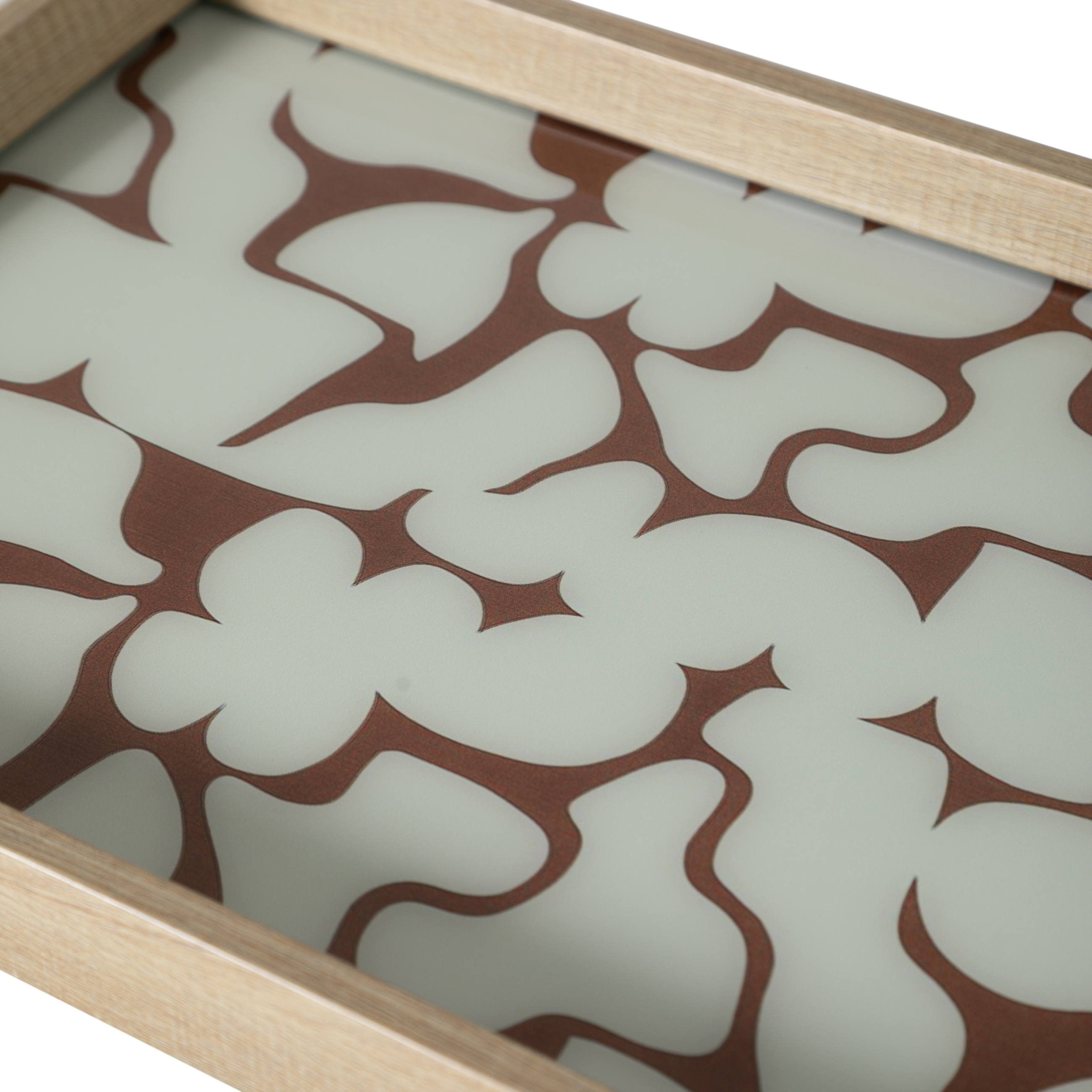 SOFT BROWN DEKORATİF TEPSİ 31X42 CM