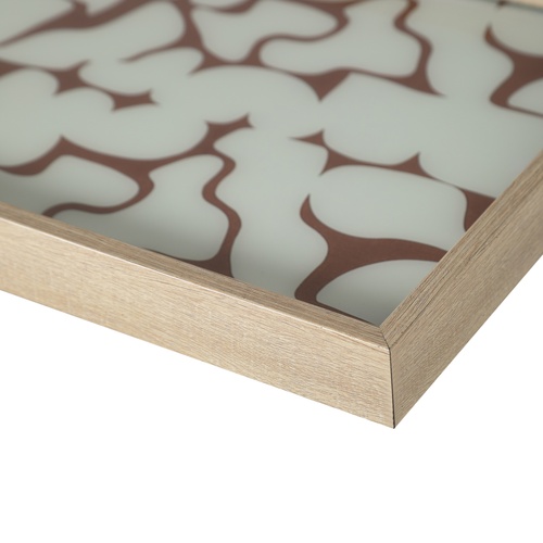  SOFT BROWN DEKORATİF TEPSİ 31X42 CM