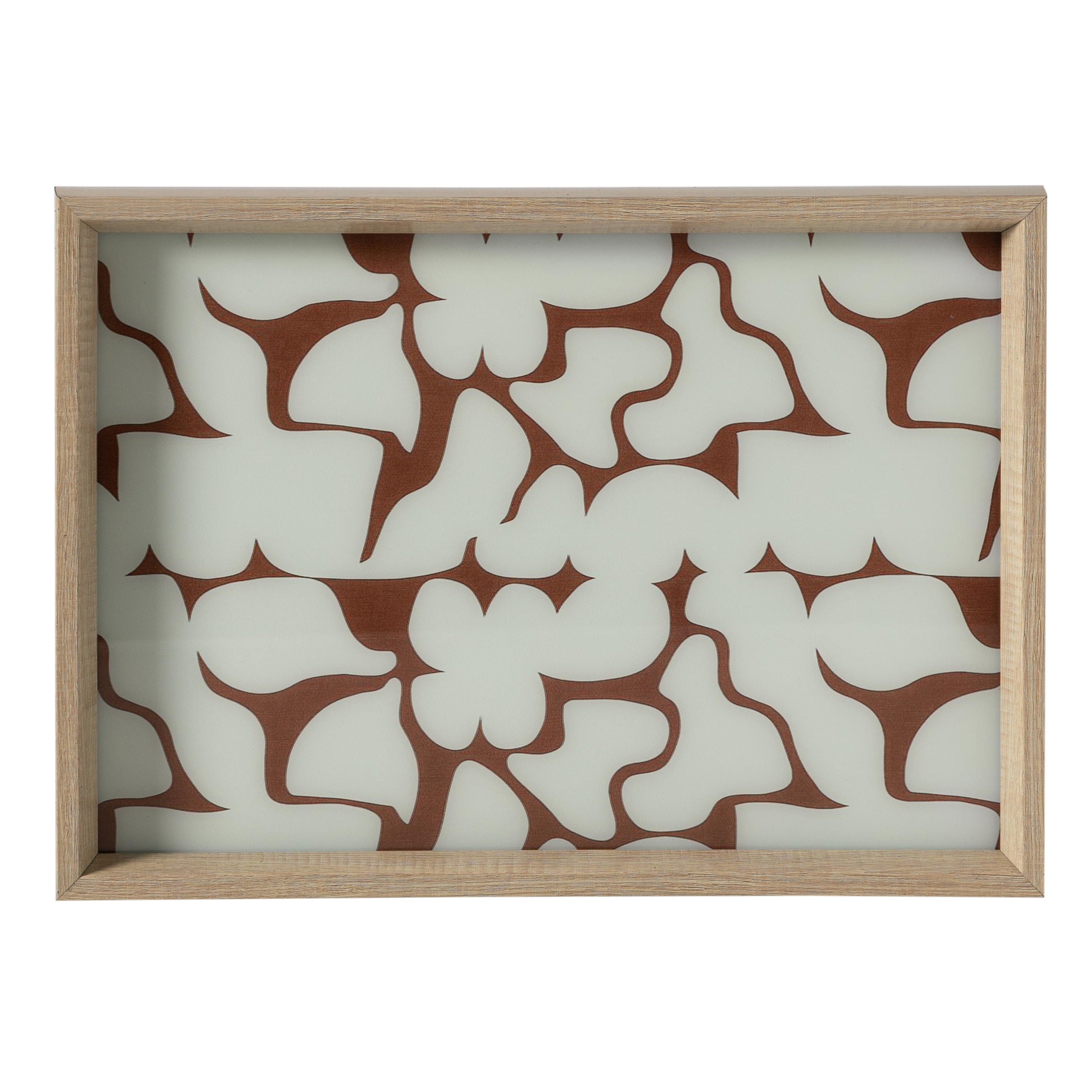 SOFT BROWN DEKORATİF TEPSİ 31X42 CM