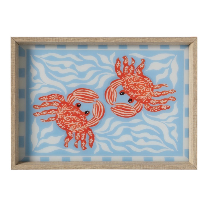 CRABS DEKORATİF TEPSİ 31X42 CM