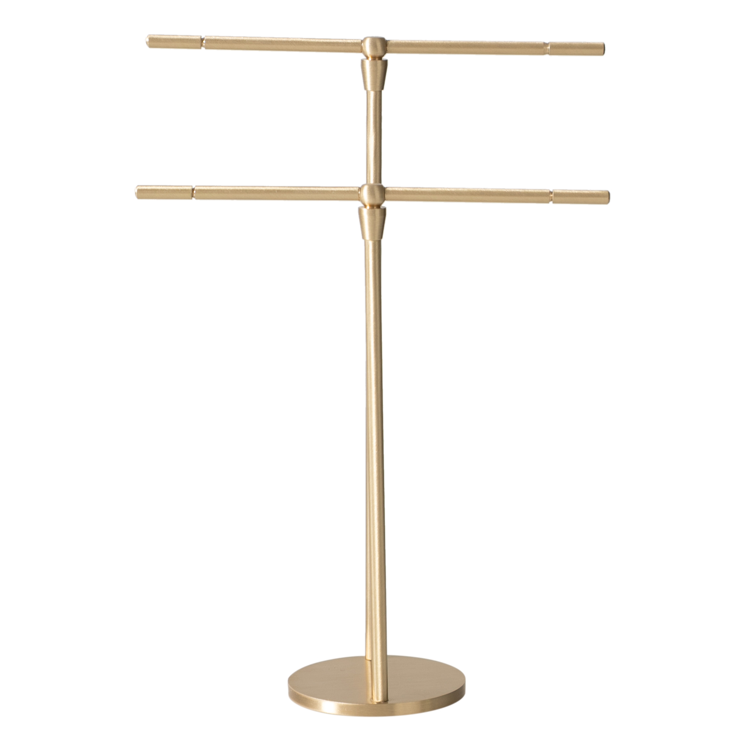 PİRİNÇ 2'Lİ TAKI STANDI 23 CM