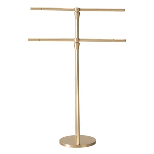 PİRİNÇ 2'Lİ TAKI STANDI 23 CM