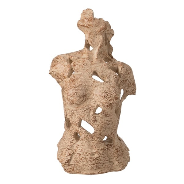 Mudo Home  Abstract Woman Biblo Kahverengi 12X22X36 Cm