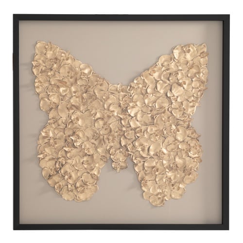 GOLDEN BUTTERFLY CAM TABLO 100X100CM