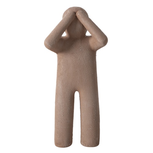 NO-SEE MAN BİBLO KAHVE 18X8X40 CM