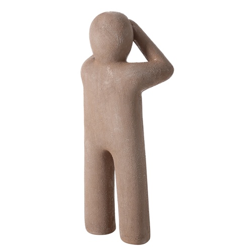 NO-SEE MAN BİBLO KAHVE 18X8X40 CM