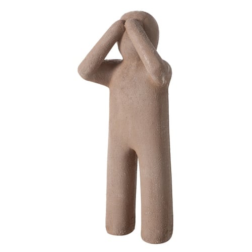 NO-SEE MAN BİBLO KAHVE 18X8X40 CM