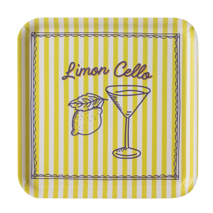 LİMON CELLO KAYDIRMAZ TEPSİ 24CM