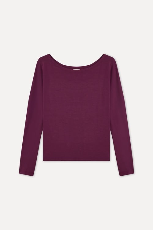 FITTED KAYIK YAKA BALON KOL BLUZ