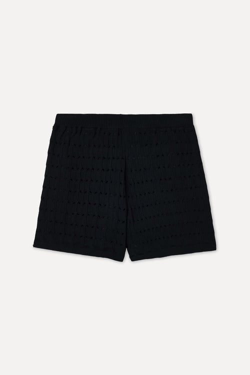 JAKARLI BELİ BAĞLAMALI FITTED ŞORT