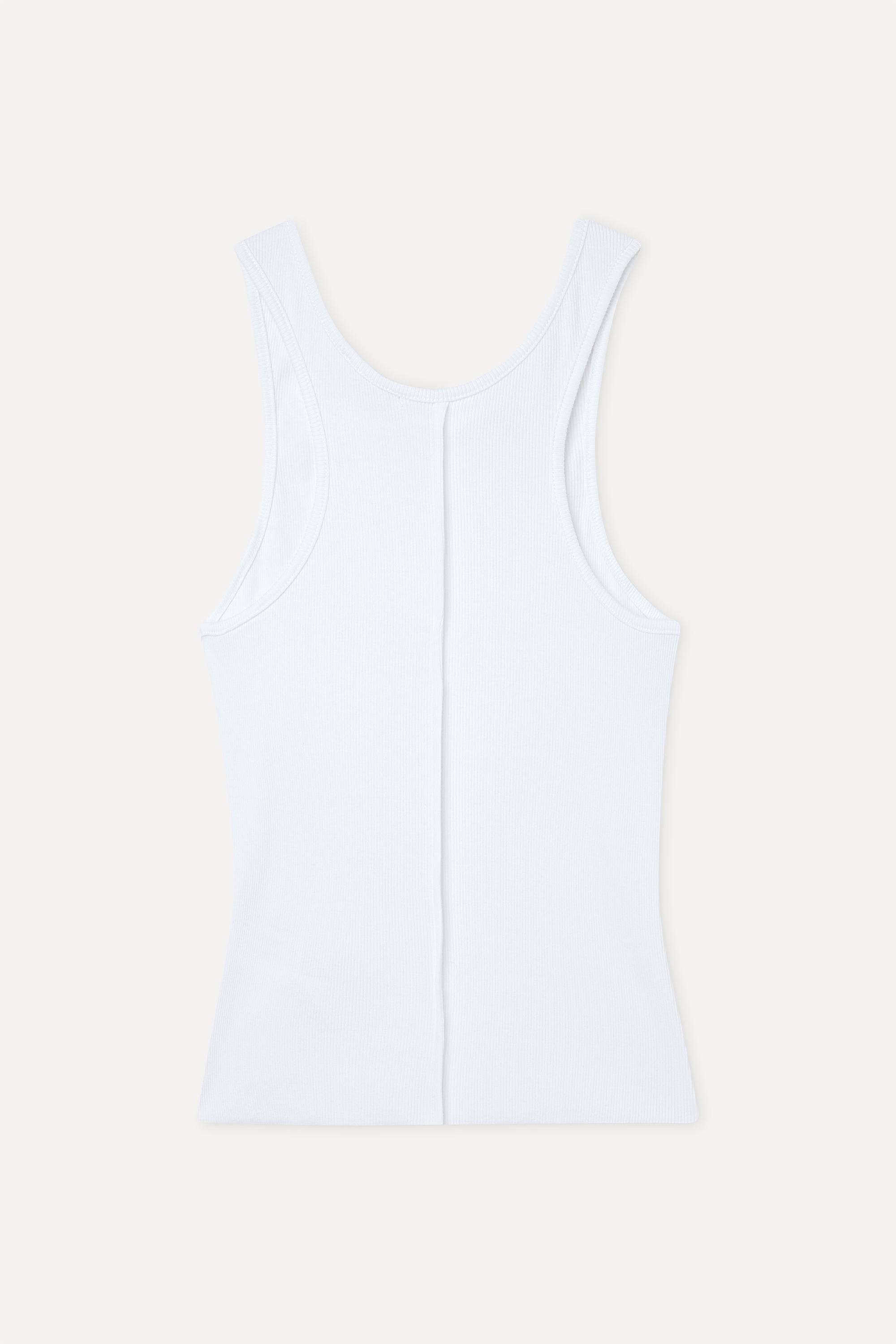 Kadın Beyaz Fitted Halter Yaka Atlet