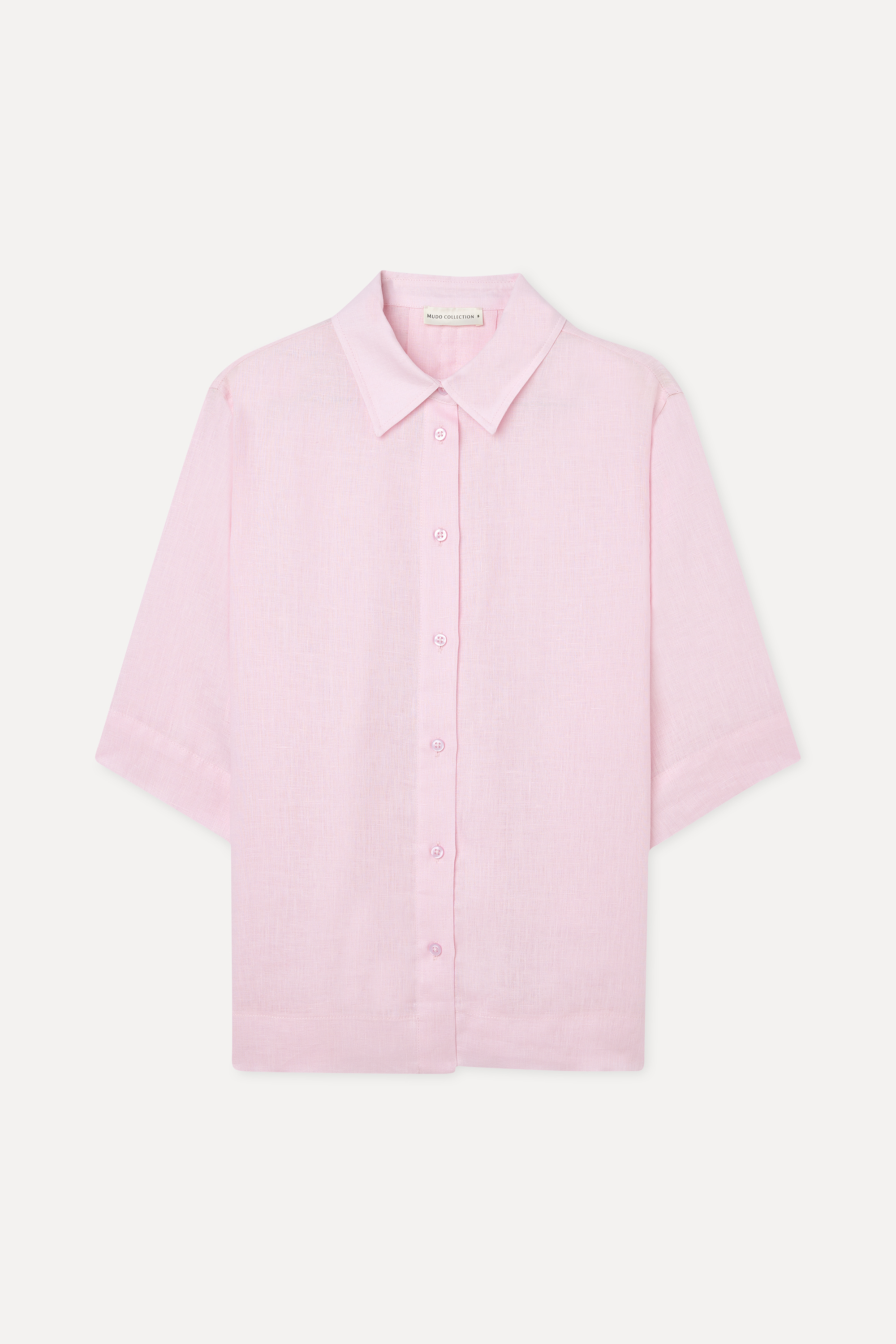 3/4 KOL OVERSIZE KETEN GÖMLEK