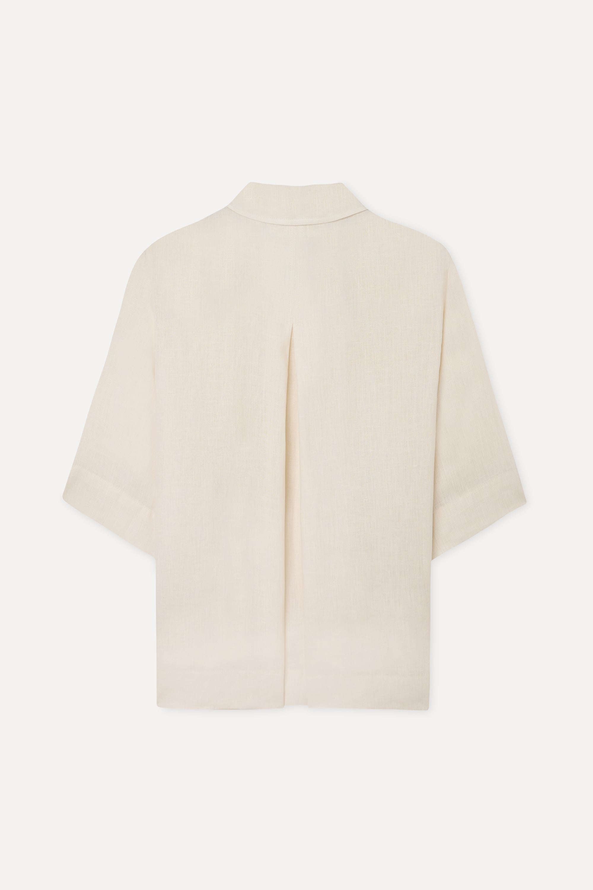 3/4 KOL OVERSIZE KETEN GÖMLEK