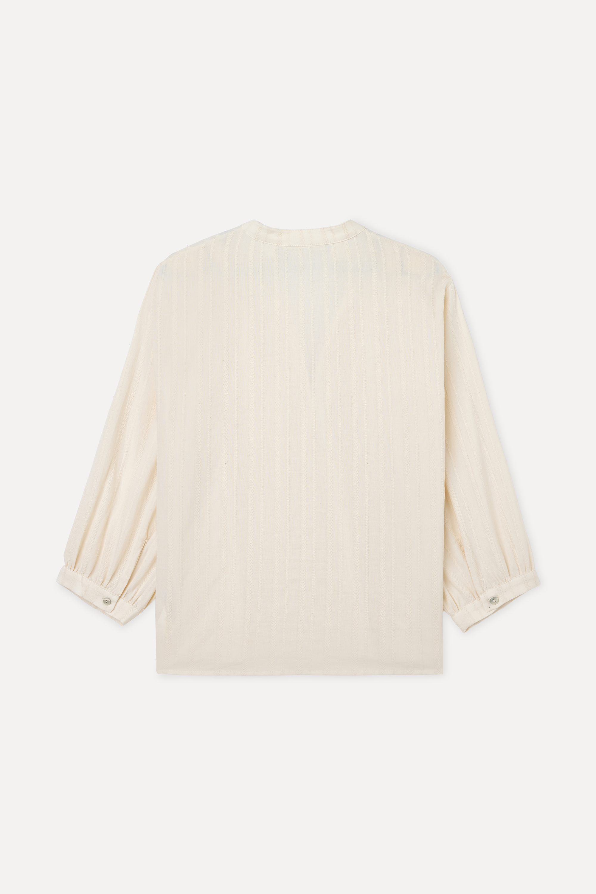 ÇİZGİLİ V YAKA UZUN KOLLU GÖMLEK