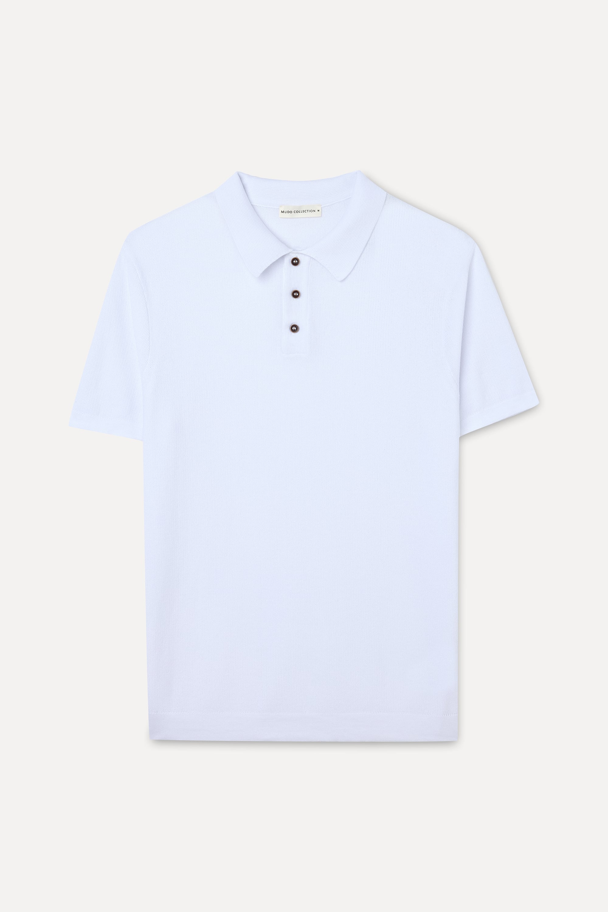 Erkek Yeşil Düğmeli Polo Yaka Kısa Kollu Triko Kazak