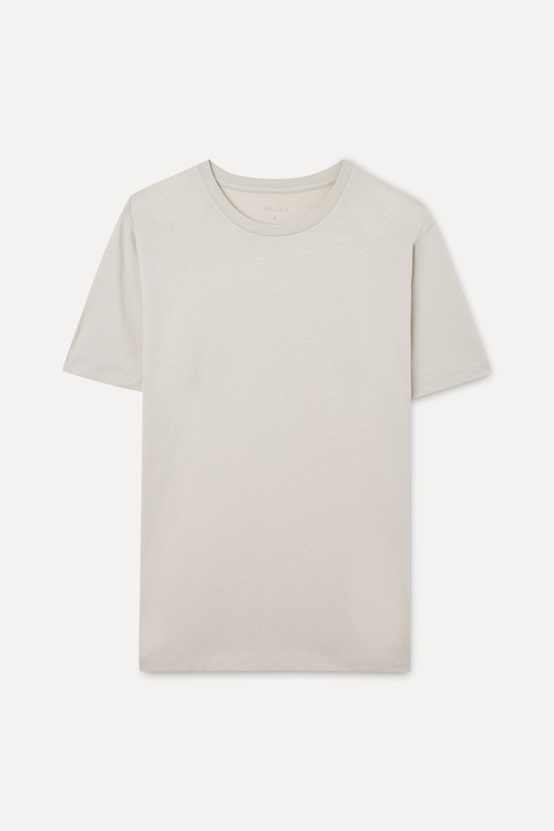  PAMUKLU BİSİKLET YAKA T-SHIRT