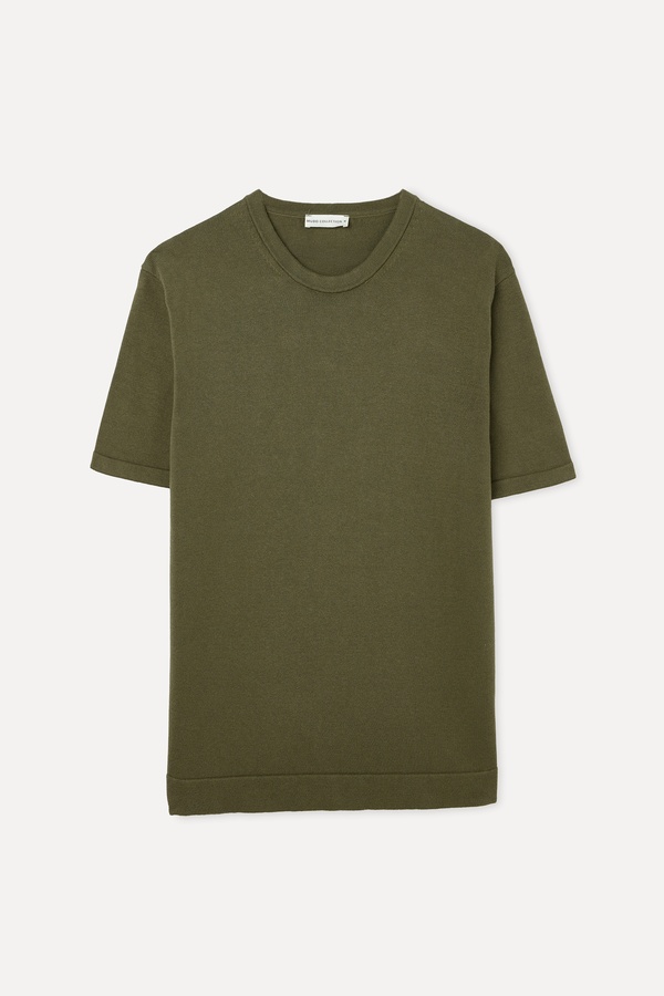 BİSİKLET YAKA KISA KOLLU TRİKO KAZAK