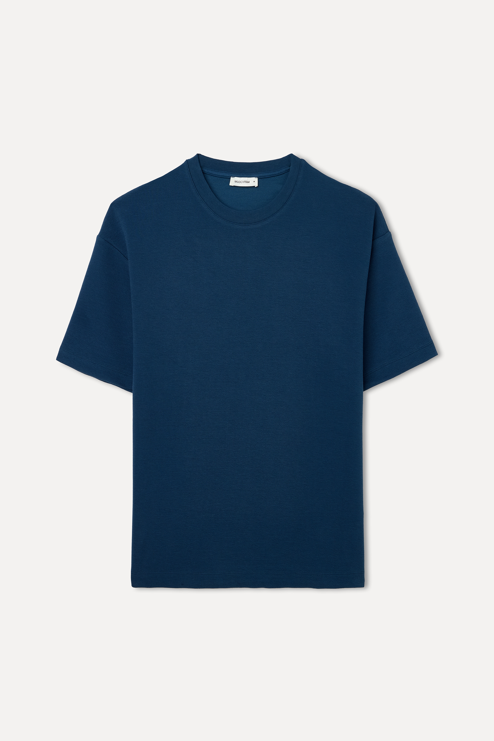 OVERSIZE BİSİKLET YAKA T-SHIRT