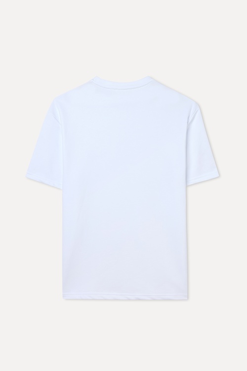  OVERSIZE BİSİKLET YAKA T-SHIRT