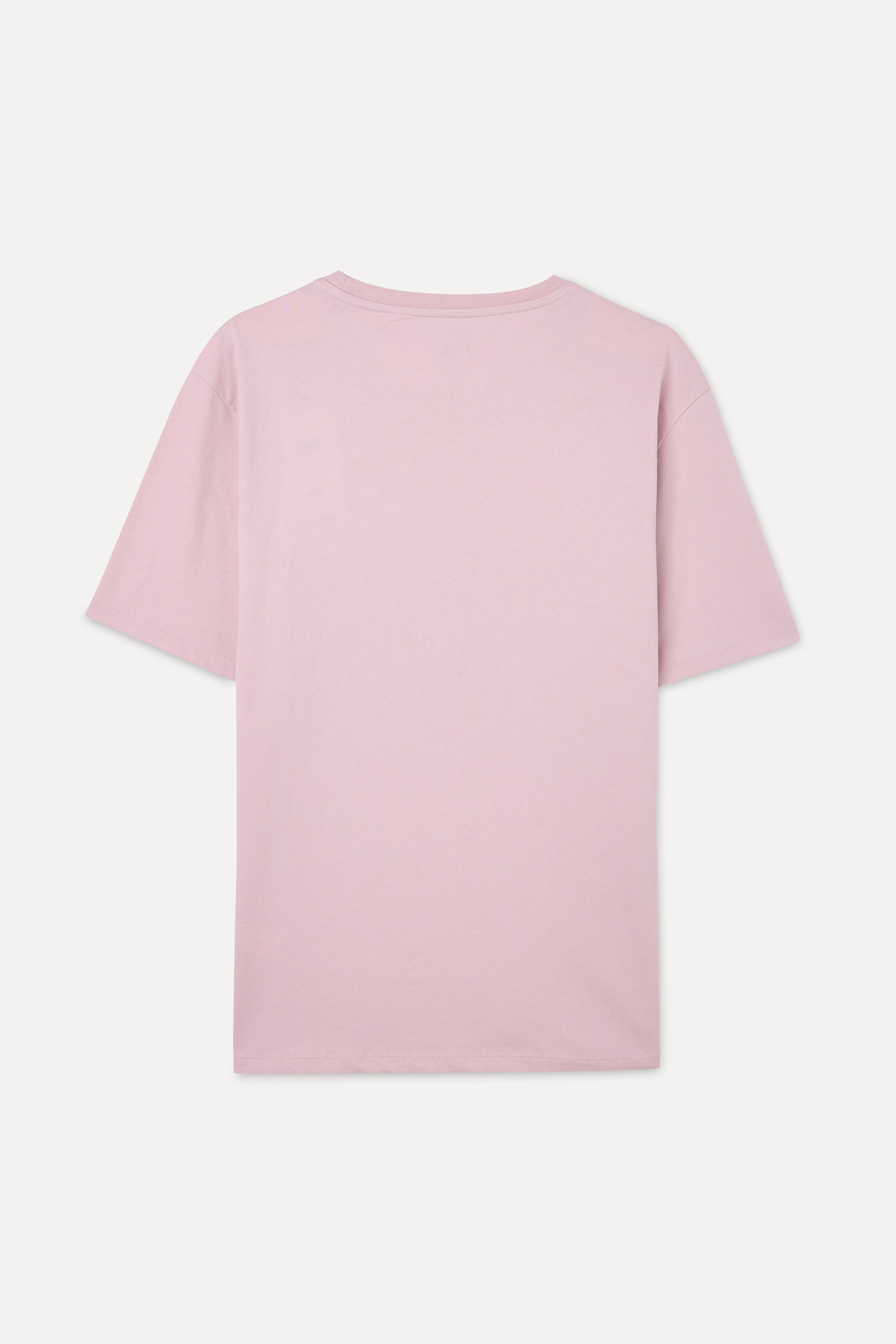 BASKILI BİSİKLET YAKA T-SHIRT