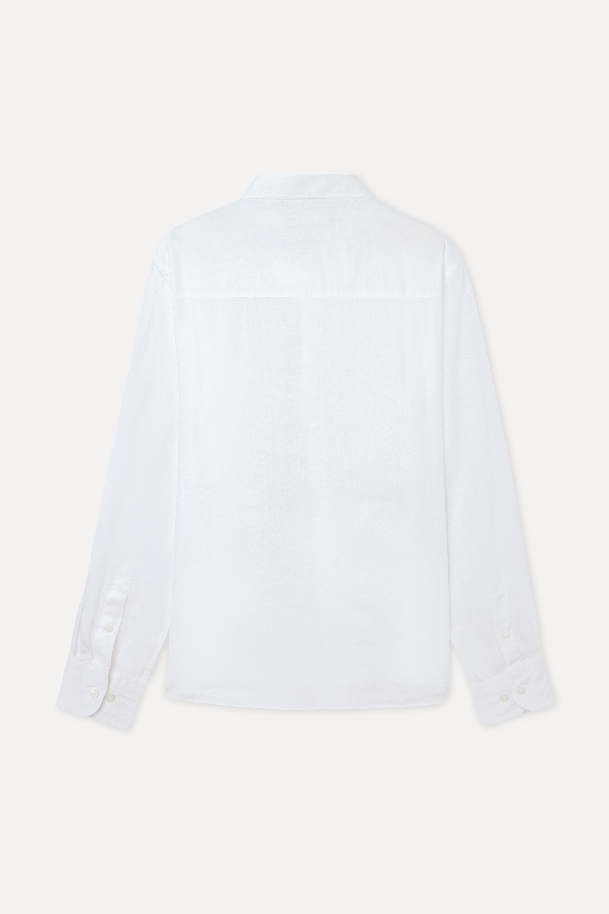 SLIM FIT UZUN KOLLU KETEN GÖMLEK