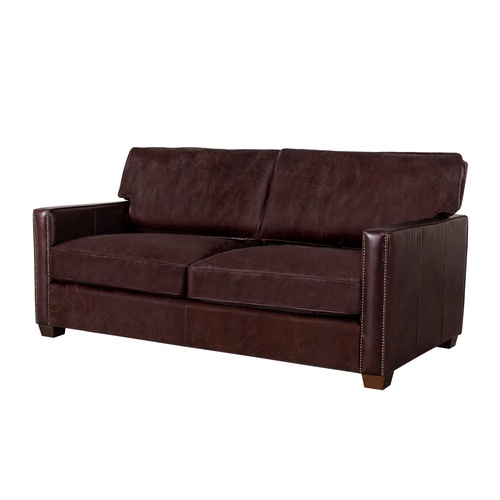 WILLIAM İKİLİ DERİ KOLTUK BIKER TAN