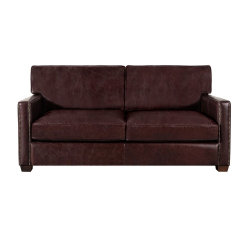 WILLIAM İKİLİ DERİ KOLTUK BIKER TAN