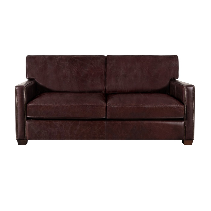 WILLIAM İKİLİ DERİ KOLTUK BIKER TAN